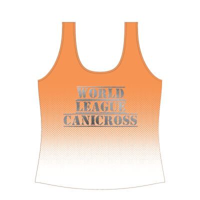 WLC Women's Loose Fit Athletic Vest Gradient (Front Logo Only) Thumbnail