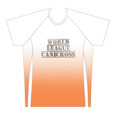 WLC Mens Athletic Raglan Short Sleeve Shirt Gradient (Front Logo Only) Thumbnail