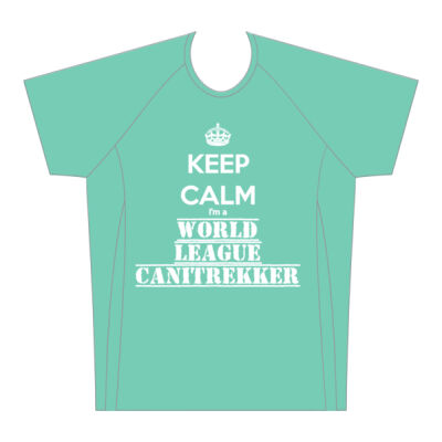 Customisable Keep Calm Canitrek Men's Raglan Tee Thumbnail